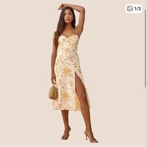 2Bella Juliette Aries floral spaghetti strap dress size medium Reformation